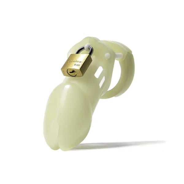 CB-6000 Glow-in-the-Dark Locking Chastity Cage Kit