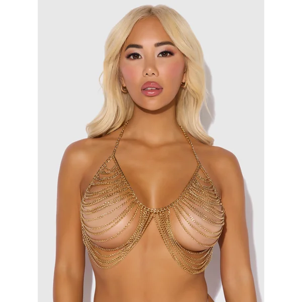 Chain Drape Bralette