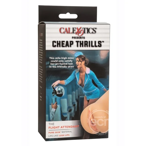 Cheap Thrills The Flight Attendant Stroker - Pussy - Vanilla
