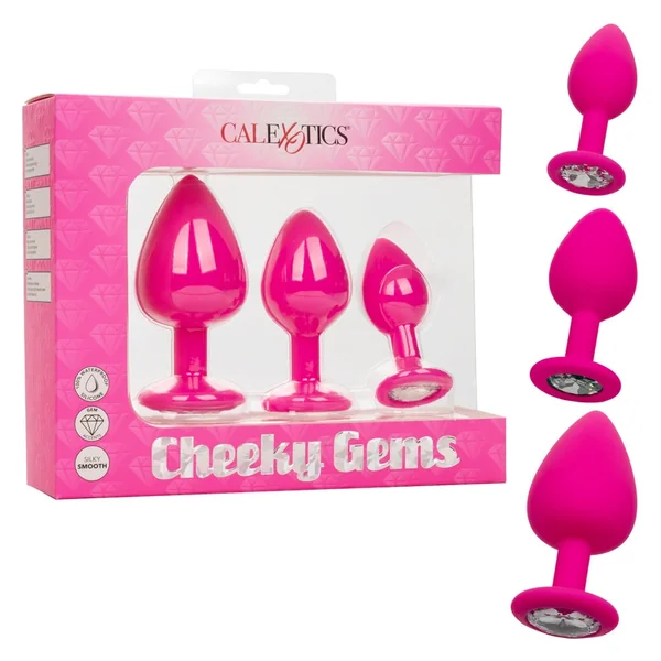Cheeky™ Gem Set Of Three Training Butt Plug Kit