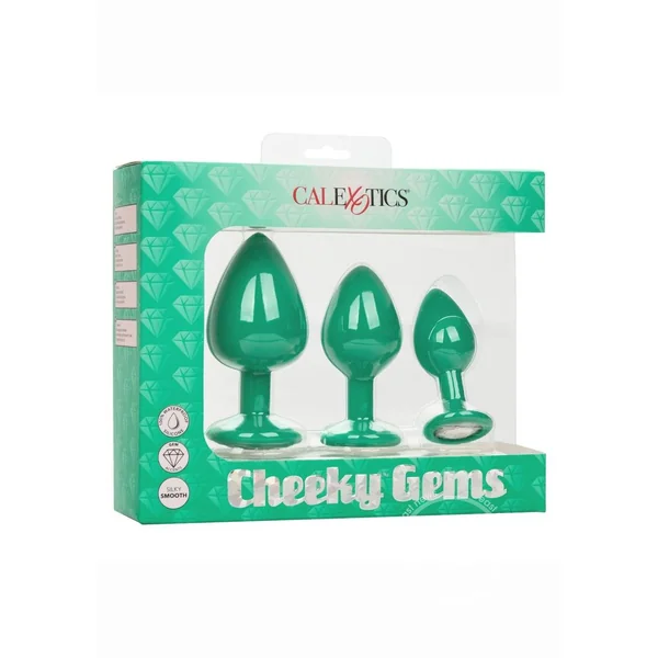 Cheeky Gems Silicone Anal Training Kit - Green