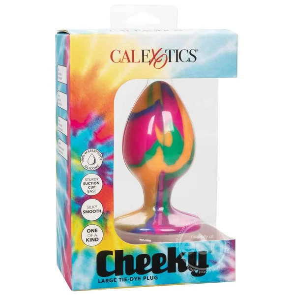 Cheeky Tie-Dye Silicone Plug Large - Multicolor