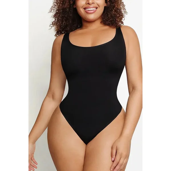 Classic Black Slimming Bodysuit Tank