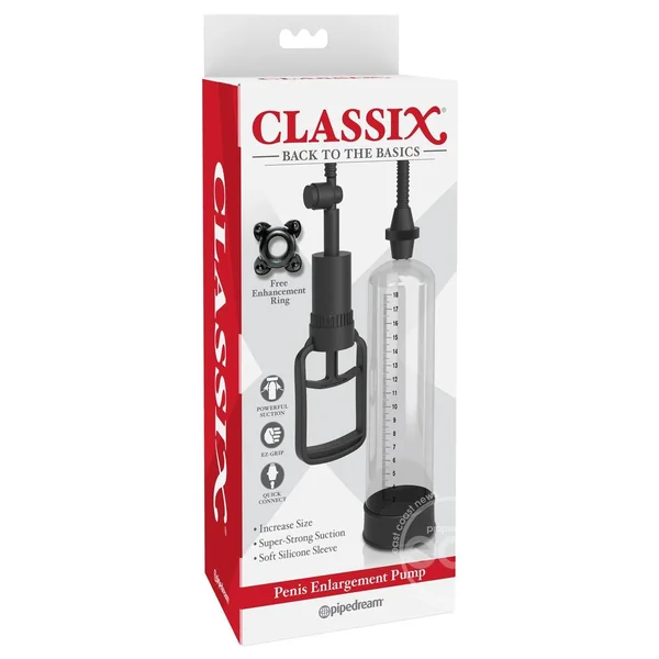 Classix Penis Enlargement Pump - Clear