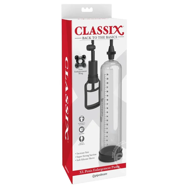 Classix Penis Enlargement Pump XL - Clear