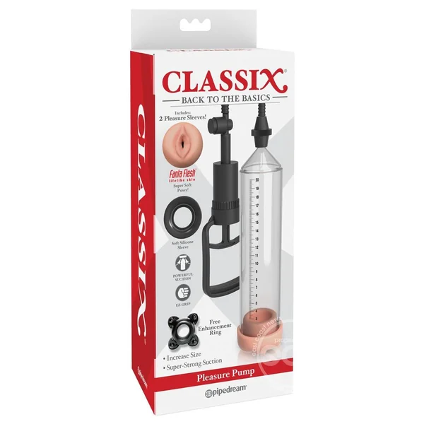 Classix Pleasure Penis Pump - Clear