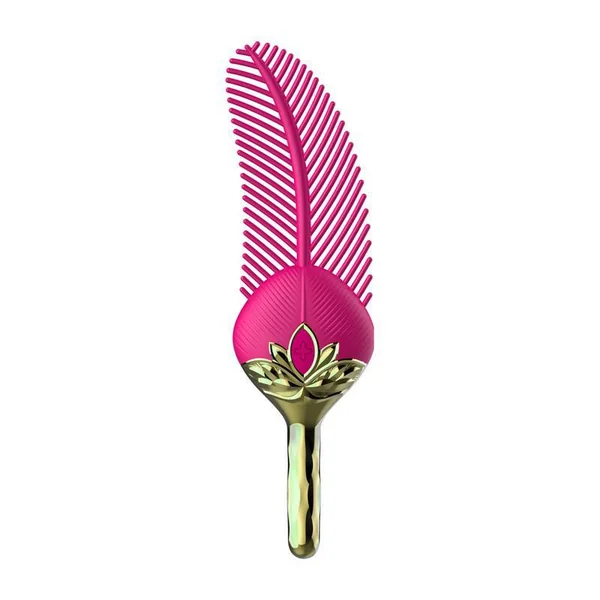 CLEO Feather Ticker Pink