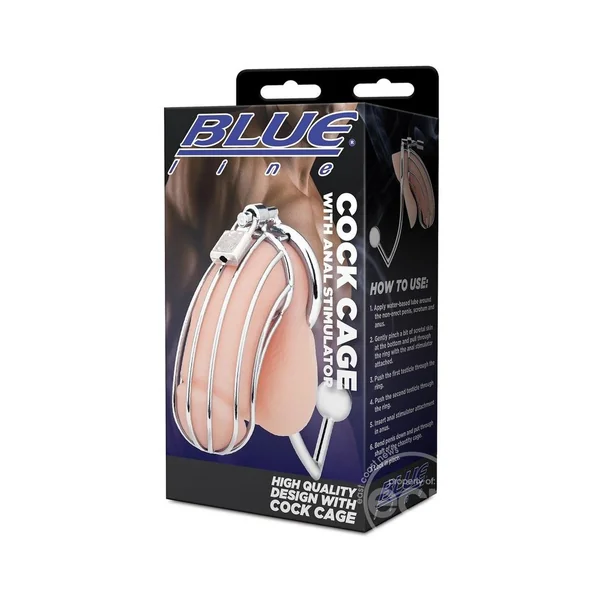 Cock Cage With Anal Stimulator