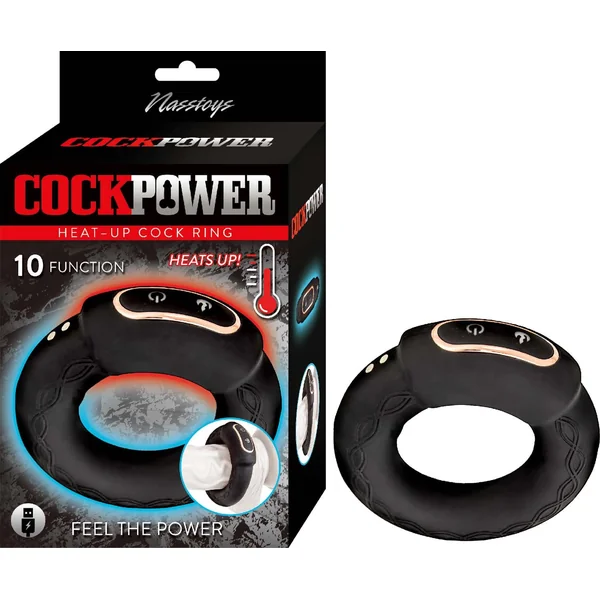 COCKPOWER Heat Up Cock Ring - Black