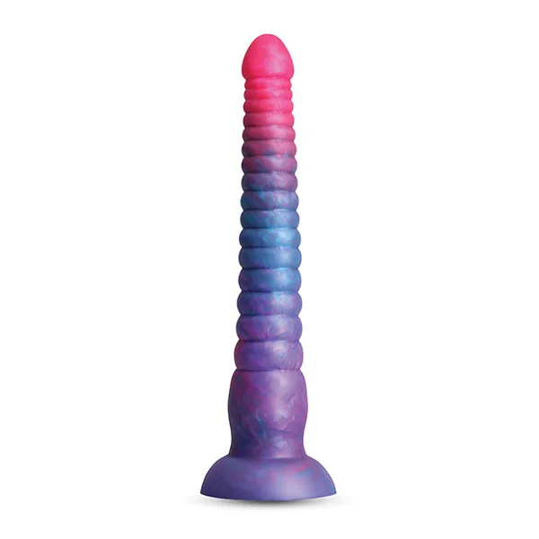 Colours Stacked 9" Dildo - Pink/Blue