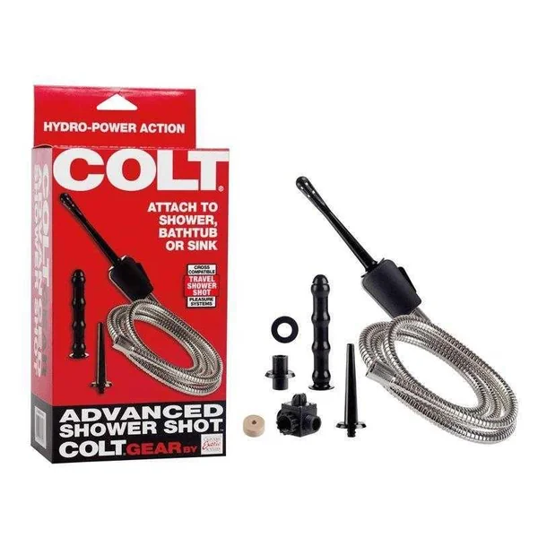 COLT Advanced Shower Shot - with 3 attachment Nozzles and Diverter Valve