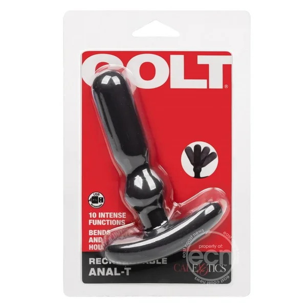 Colt Rechargeable Anal-T Silicone Probe - Black