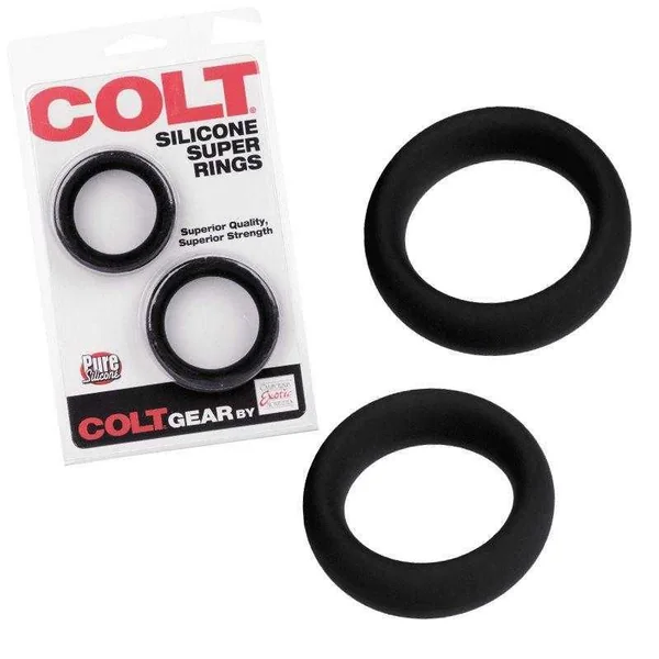 Colt Silicone Super Rings - Black