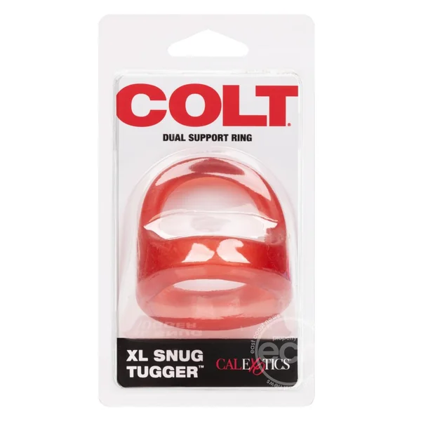 COLT XL Snug Tugger Cock Ring Scrotum Support - Red