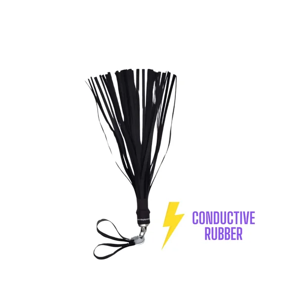 Conductive Rubber Flogger, For Use w/ Violet Wand