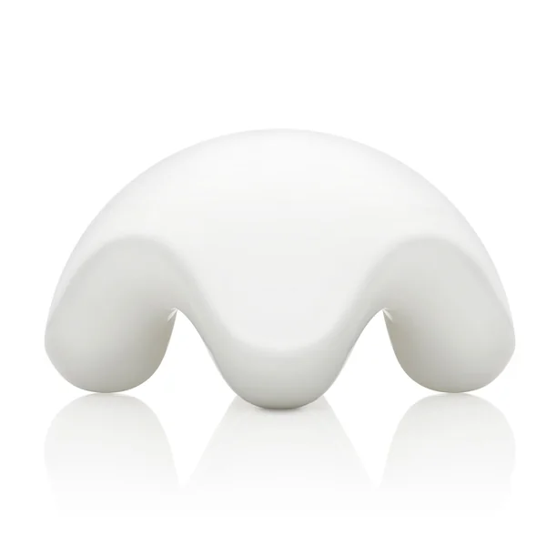 Contour White Ceramic Massage Stone