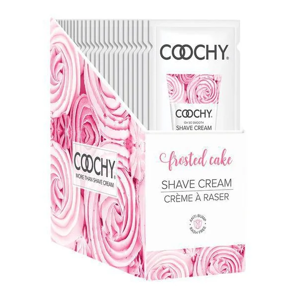 Coochy Shave Cream Frosted Cake 24pc Foil Display