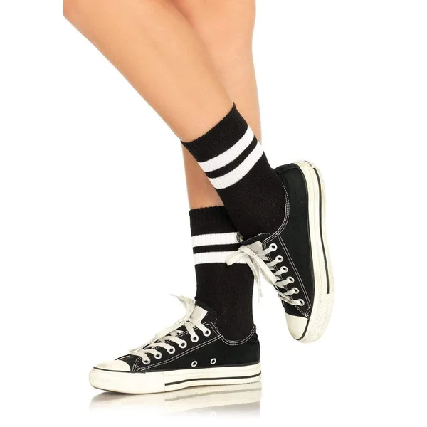Corrie Athletic Striped Ankle Socks
