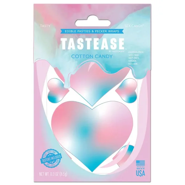 Cotton Candy Edible Heart Pasties