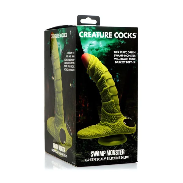 Creature Cock Swamp Monster Green Scaly Fantasy Dildo