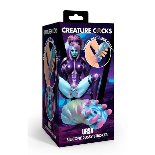 Creature Cock Ursa Silicone Pussy Stroker - Multicolor