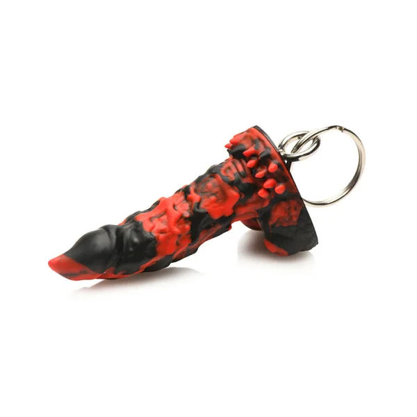 Creature Cocks Fire Demon Mini Fantasy Shaped Dildo Keychain