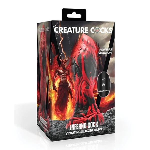 Creature Cocks - Inferno Cock Vibrating Silicone Dildo