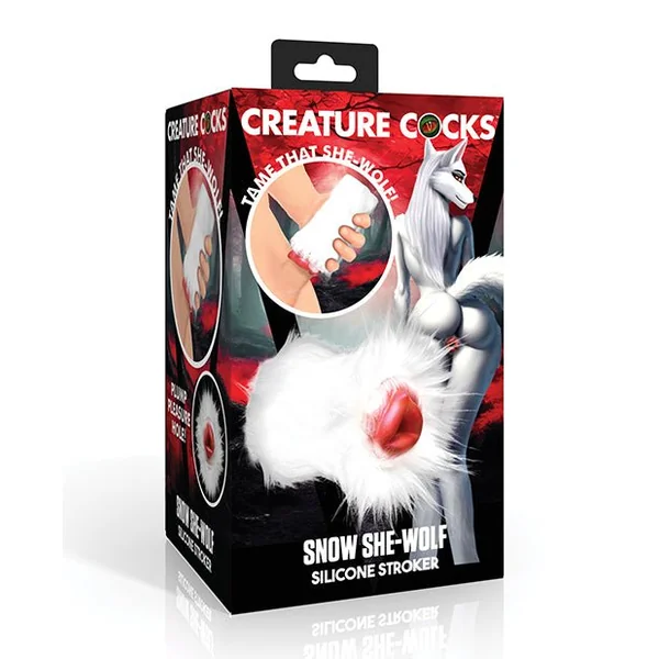Creature Cocks Snow She-Wolf Silicone Stroker