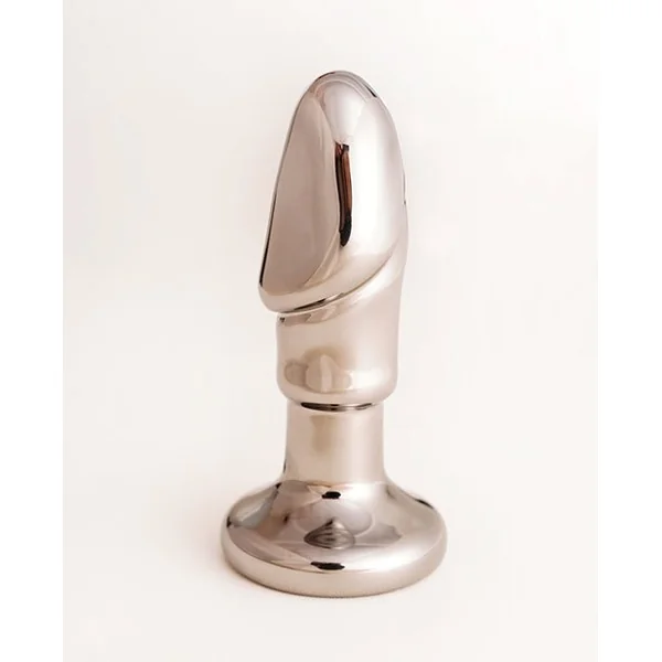 Crsital Black Opal Anal Glass Dildo Vibe - Gun Metal