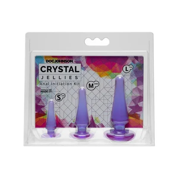 Crystal Jellies - Anal Initiation Kit Purple