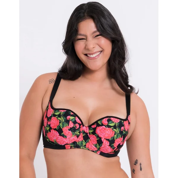 Curvy Kate Boost in Bloom Padded Balcony Bra
