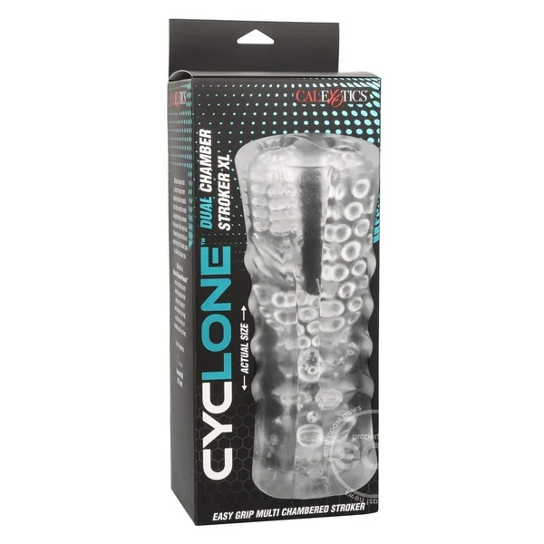 Cyclone Dual Chamber Stroker XL - Clear