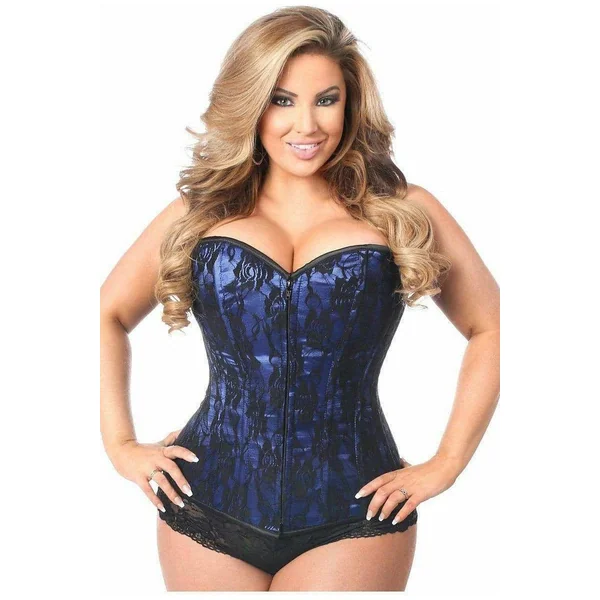 Daisy Lavish Lace Front Zipper Corset