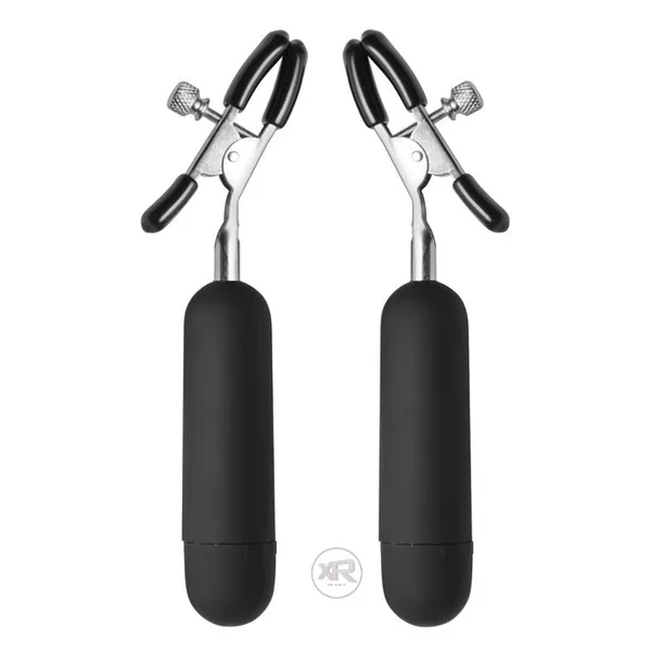 Dark Passion Vibrating Nipple Clamps