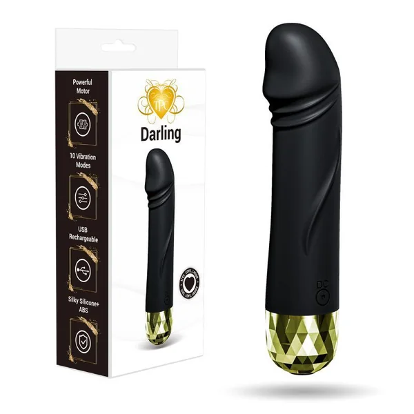 Darling Metallic Accent Bullet – Black
