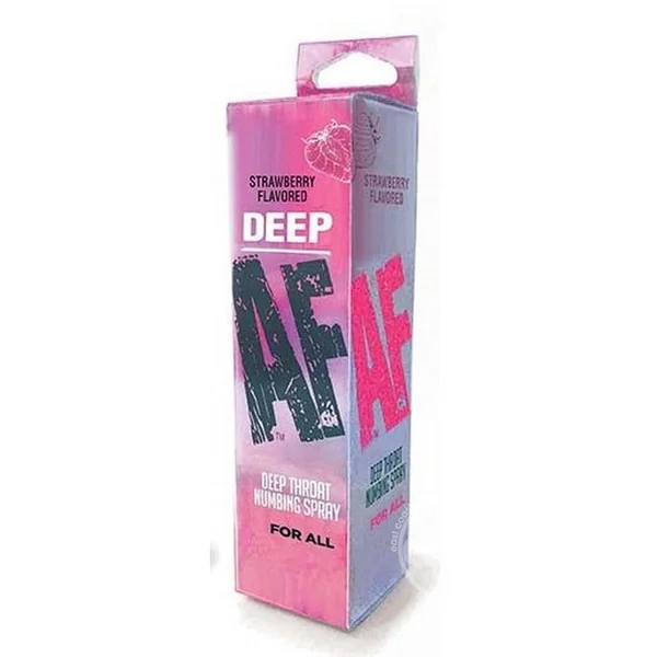 Deep AF Deep Throat Numbing Spray 1oz - Strawberry