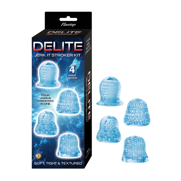 Delite Jerk It Stroker Kit - Blue
