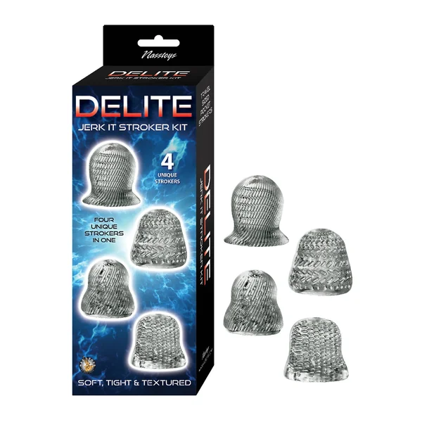Delite Jerk It Stroker Kit - Smoke