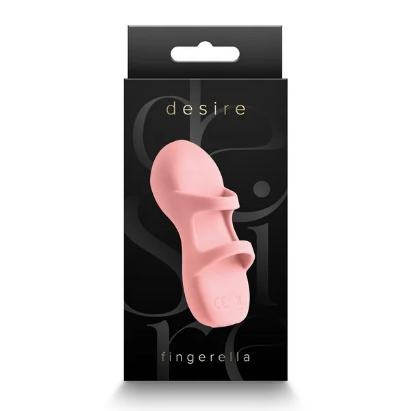 Desire Fingerella Rechargeable Silicone Finger Massager - Pink