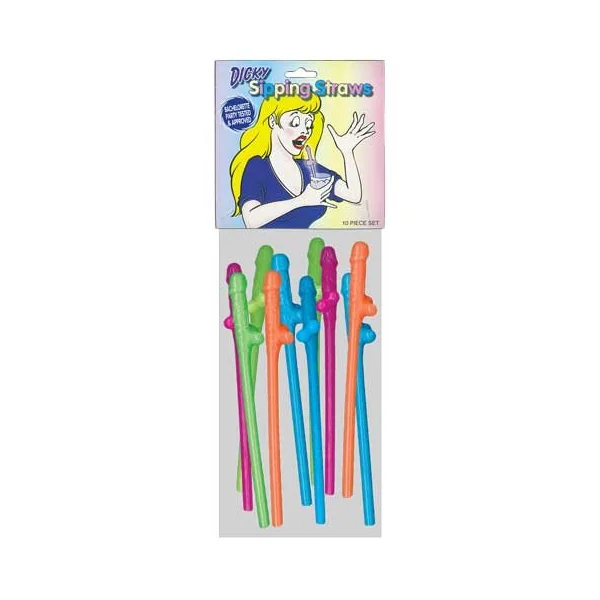 Dicky Sipping Straws – Neon Colors