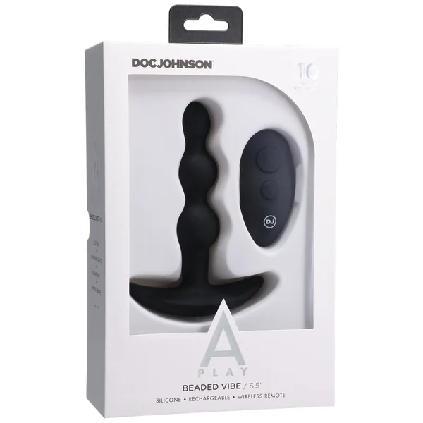 Doc Johnson – A-Play Beaded Vibe Silicone Anal Plug