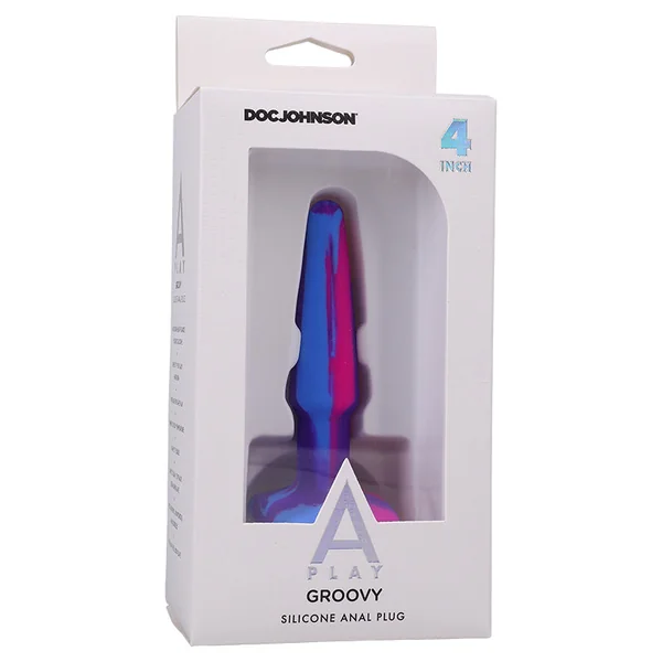 Doc Johnson – A-Play Groovy Anal Tapered Plug – Berry