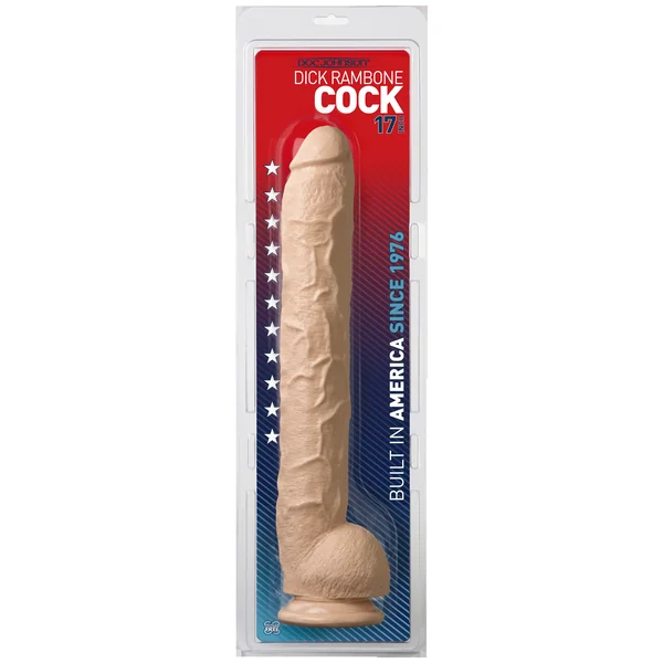 Doc Johnson Dick Rambone Cock: White & Black Options