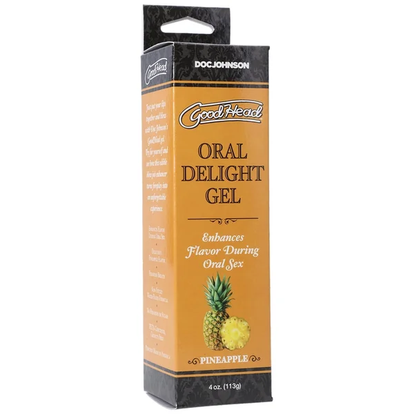Doc Johnson GoodHead Oral Delight Gel Pineapple 4oz