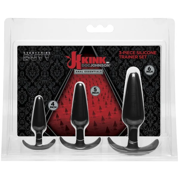 Doc Johnson Kink Anal Trainer Set Black