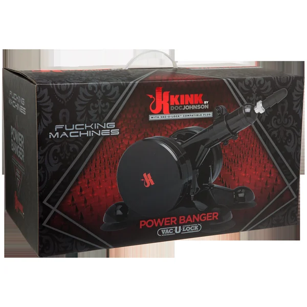 Doc Johnson Kink Fucking Machines Power Banger Black