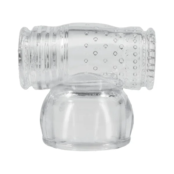 Doc Johnson Merci Cock Stroker Open Ended Stretchy Clear Wand Attachment