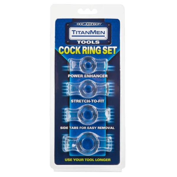 Doc Johnson TitanMen Cock Ring Set