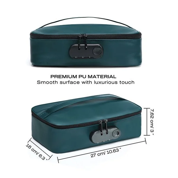 Dorcel Lockable Discreet Box - Luxury Green