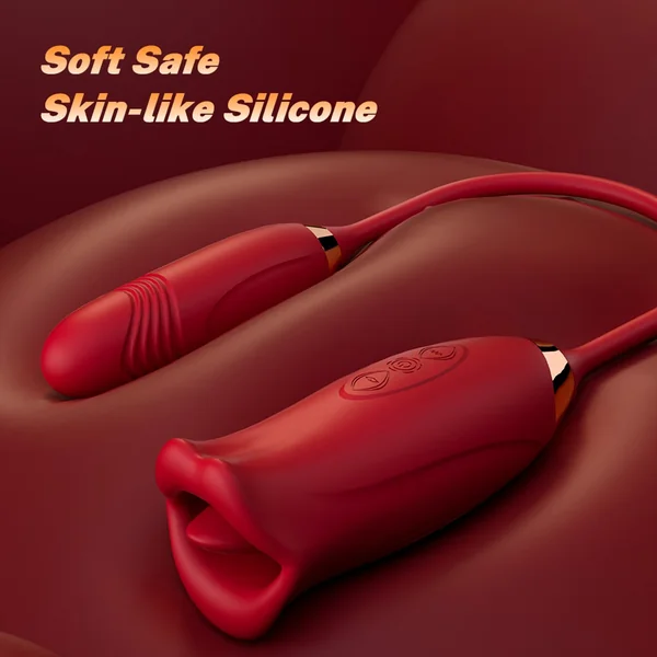 Double-headed Vibration Double-purpose Mouth Vibration Toy